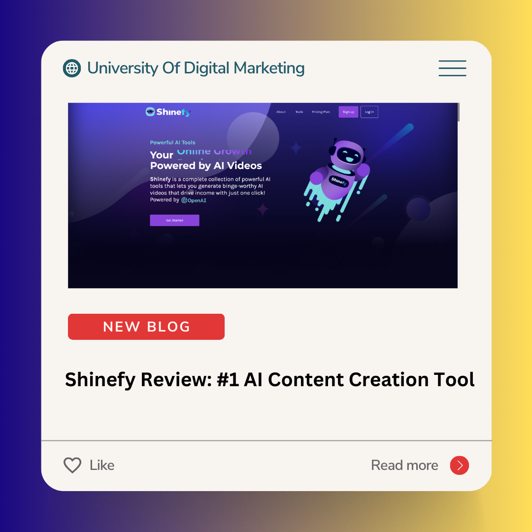 Shinefy Review: #1 AI Content Creation Tool for Faster, Smarter Marketing (Includes Free Trial)